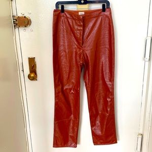 ARITZIA WILFRED VINYL PANTS